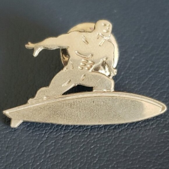 VINTAGE PLANET STUDIOS 1991 SILVER SURFER PIN